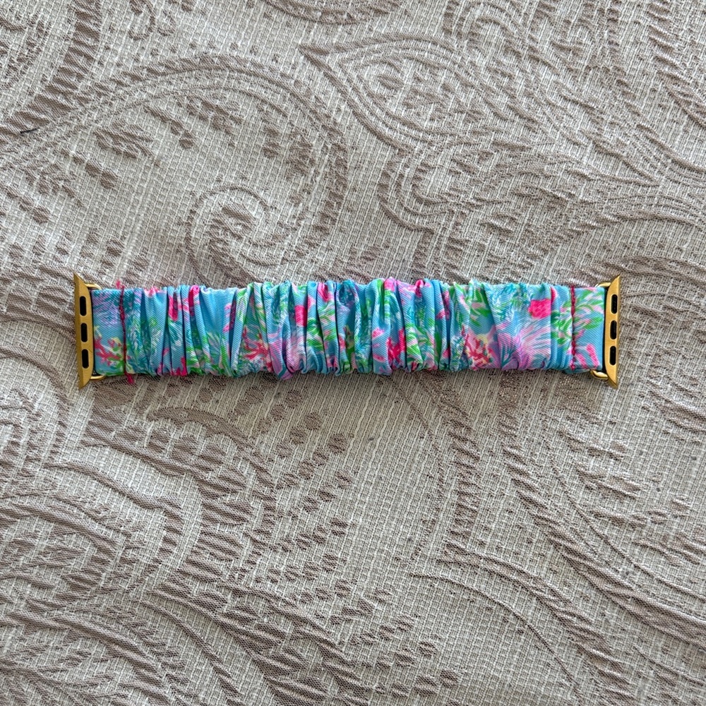 Lilly Pulitzer Apple Watch scrunchie wristband